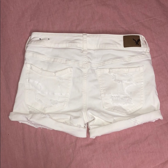 American Eagle Super Stretch White Shorts - Picture 2 of 3